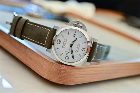 panerai white dial replica|panerai pam01314.